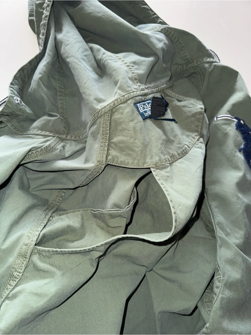 Polo Ralph Lauren Hooded Jacket Big Pony Olive Green